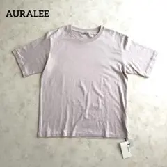タグ付き✨AURALEE 半袖Tシャツ ピンク オーラリー コットン100%のサムネイル