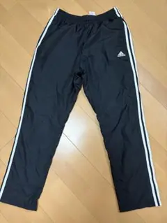 adidas 黒 ジャージパンツ Lサイズ
