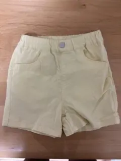 バースデイ　キッズショートパンツ　イエロー　サイズ120センチ