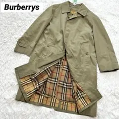 良品✨バーバリー ステンカラー トレンチコート ノバチェック ヴィンテージ ライ