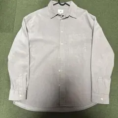 ベージュ コーデュロイ 長袖シャツ