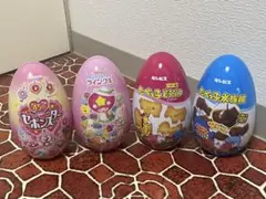 食べっこ動物2点、ツインクル、セボンスターの卵缶4点セット(中身は無しの缶のみ)