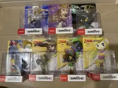 ゼルダの伝説シリーズのamiiboフィギュアセット7体　新品未使用