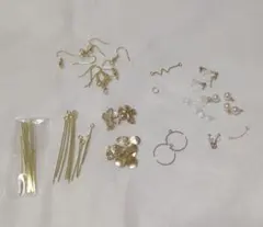 ハンドメイドピアスアクセサリーパーツセット