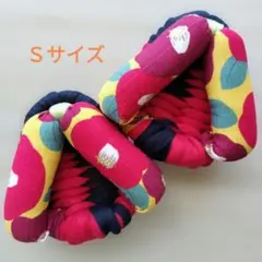 足半　あしなか　布ぞうり　Ｓサイズ 椿のサムネイル