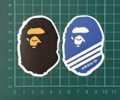 ステッカー A BATHING APE /コラボadidas