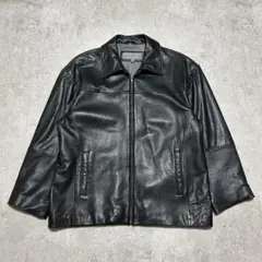 ヴィンテージ シングルライダース レザーブルゾンアメカジ モード シンプル 本革