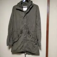 ★HOLLISTER★フード付きモッズコート Sサイズ オリーブ
