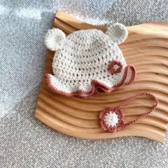 ◎くま耳帽子 ポシェット ちびぬい服 なにわ男子