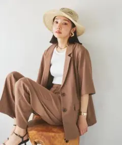 VIS半袖 テーラードジャケット パンツ