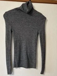【美品】ユニクロレディースメリノリブタートルネック