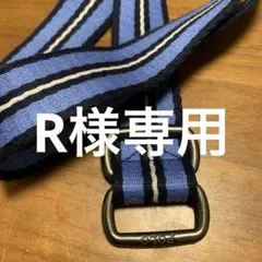 Polo ストライプ キャンバスベルト