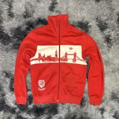 adidas London vintage トラックジャケット レッドのサムネイル