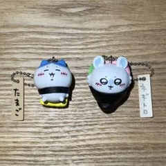 ちいかわ寿司　フィギュアキーホルダー(ハチワレ、モモンガ)