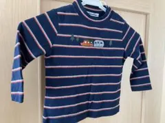 ファミリア　ボーダー　トップス　ニット　セーター