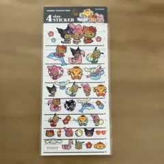 日焼けハローキティ サンリオキャラクターズ4サイズステッカー