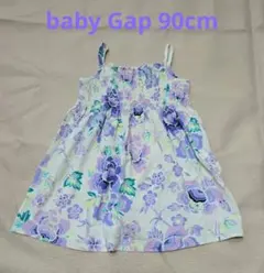 babyGap フラワープリント ノースリーブワンピース 18～24M 90cm