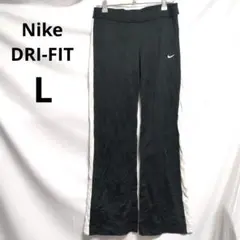Nike DRI-FIT★ フレアパンツ L ブラック/ホワイト ポケットなし