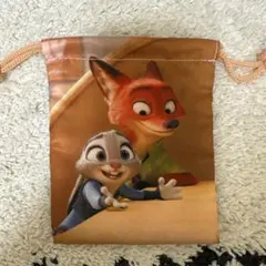 ディズニーストア　ズートピア　巾着