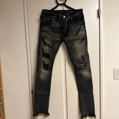 FAGASSENTスタッズ ダメージデニムパンツ サイズ30 FAGASSENTスタッズ ダメージデニムパンツ サイズ30 - メルカリ