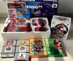 ニンテンドー64 本体　コントローラー ソフト8本　コントローラパック2個セット