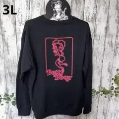 ベティブープトレーナー　ベティ　ベティちゃんトレーナー　裏起毛トレーナー　 黒