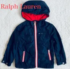 【男女兼用】ラルフローレン ネイビー ウィンドブレーカー ナイロンジャケット90