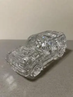 トヨタ ランドクルーザー クリスタルガラス 置物 インテリア