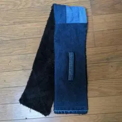 デニムマフラー 2way ハンドメイド　デニムリメイク ⑦ マフラー　デニム