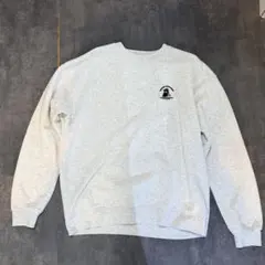illsワンポイントロゴ クルーネック スウェット グレー