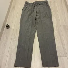 GU グレー チェック パンツ XLサイズのサムネイル
