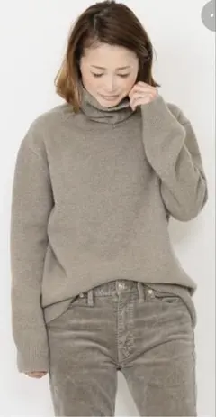 【新品 定番】ドゥーズィエムクラス　カシミヤ　JADE タートルネックセーター 2025年最新】ドゥーズィエムクラス jade タートルネックの人気アイテム