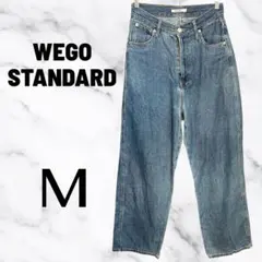 美品✨【wego standard】ハイライズストレートデニンパンツ　脚長効果のサムネイル