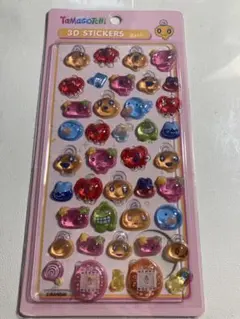 【海外製】たまごっち風3Dシール