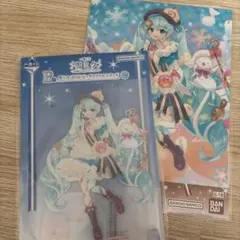 2点セット　B賞　S賞　2026一番くじ 雪ミク ビッグアクリルスタンド