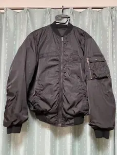 早い者勝ち！PRADA MA1 ジャケット トライアングルロゴ付き コメ兵｜プラダ PRADA トライアングルロゴ UPW399 1SNT レザー