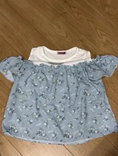 花柄フリル　子供服