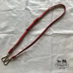COACH 正規品　コーチ　ストラップ　ロゴ入り　匿名配送　145
