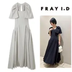 fray i.d フレイ アシメティアードスカートコンビニットワンピース