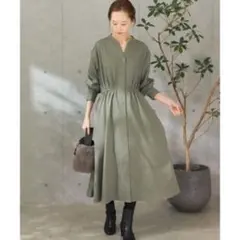 アーバンリサーチロッソ　イージーケアシャツワンピ