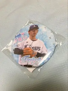西武ライオンズ　推しガチャ第三弾　 N 38 佐藤太陽　缶バッジ
