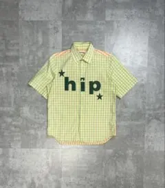 SS2002 HIP 切り替え　半袖チェックシャツのサムネイル