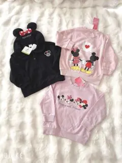 ミッキー・ミニー トレーナー 新品未使用品 まとめ売り 95cm