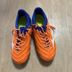 サッカーシューズ オレンジ/ブルー　21.0cm