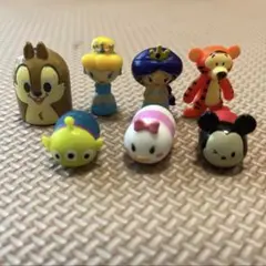 バスボールフィギュア7つ★ディズニーキャラクター