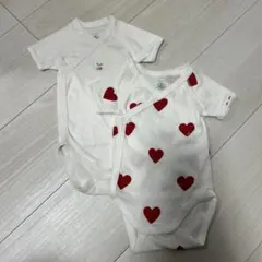 プチバトー　半袖あわせボディ