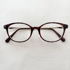 JINS 眼鏡 LRF-16S-055P コンビネーション ブラウン ラウンド