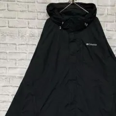 コロンビア　マウンテンパーカー　ブラック2XL ロゴ刺繍アウトドア0115