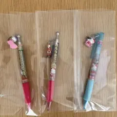 【未使用品】Hello Kitty 平成レトロ レア 京都限定シャーペン3本