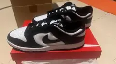 nike dunk low パンダ　黒x白29cmus11新品未使用